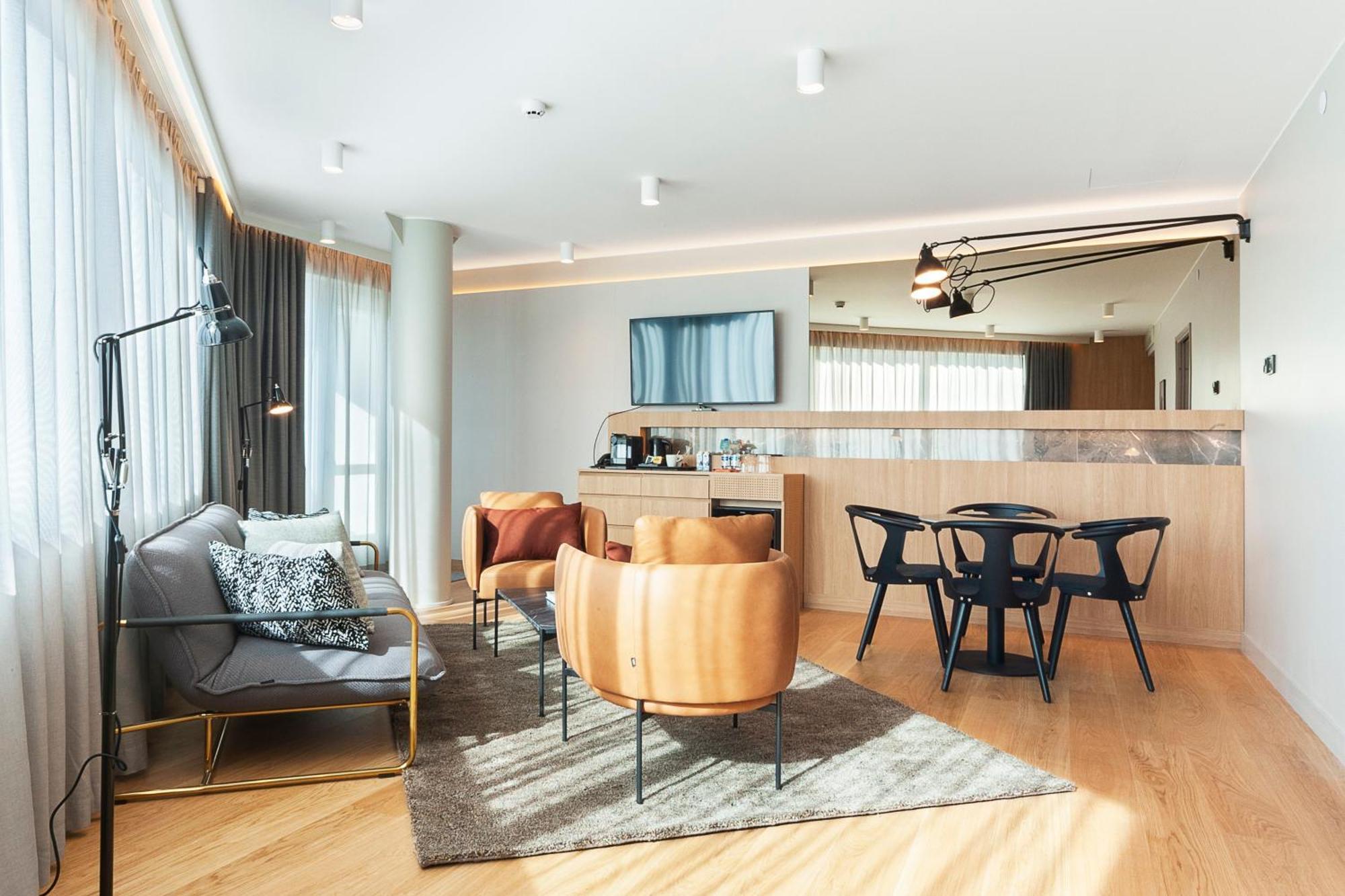 One-Bedroom King Suite Living Area