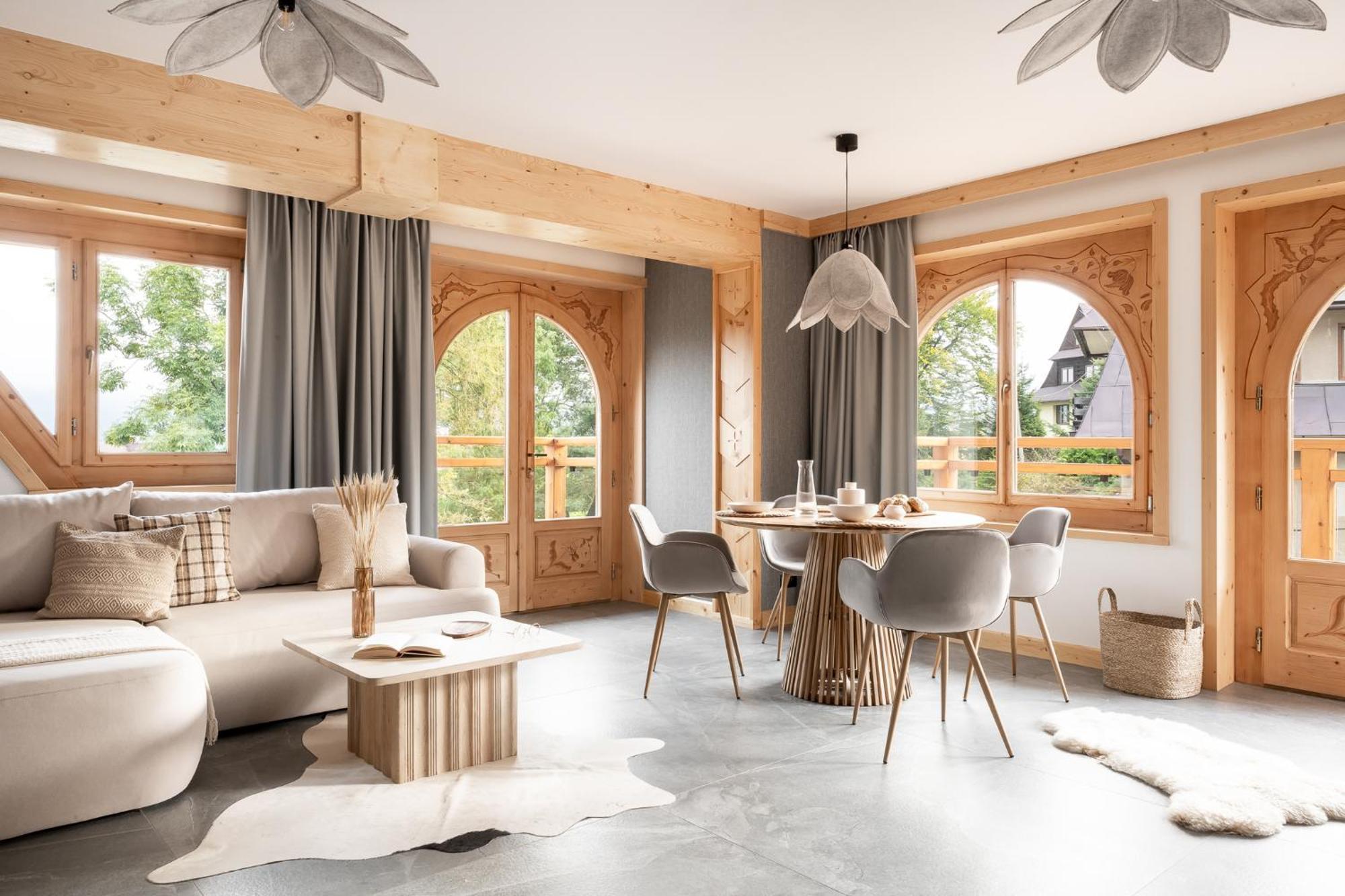 Apartament z 1 sypialnią, balkonem i widokiem na góry