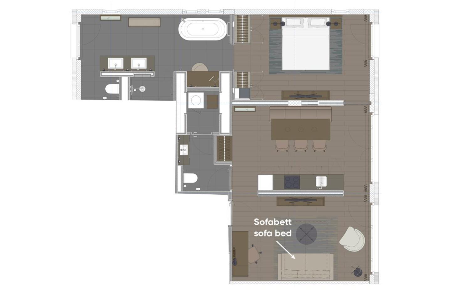 Rooftop Suite Kitchen