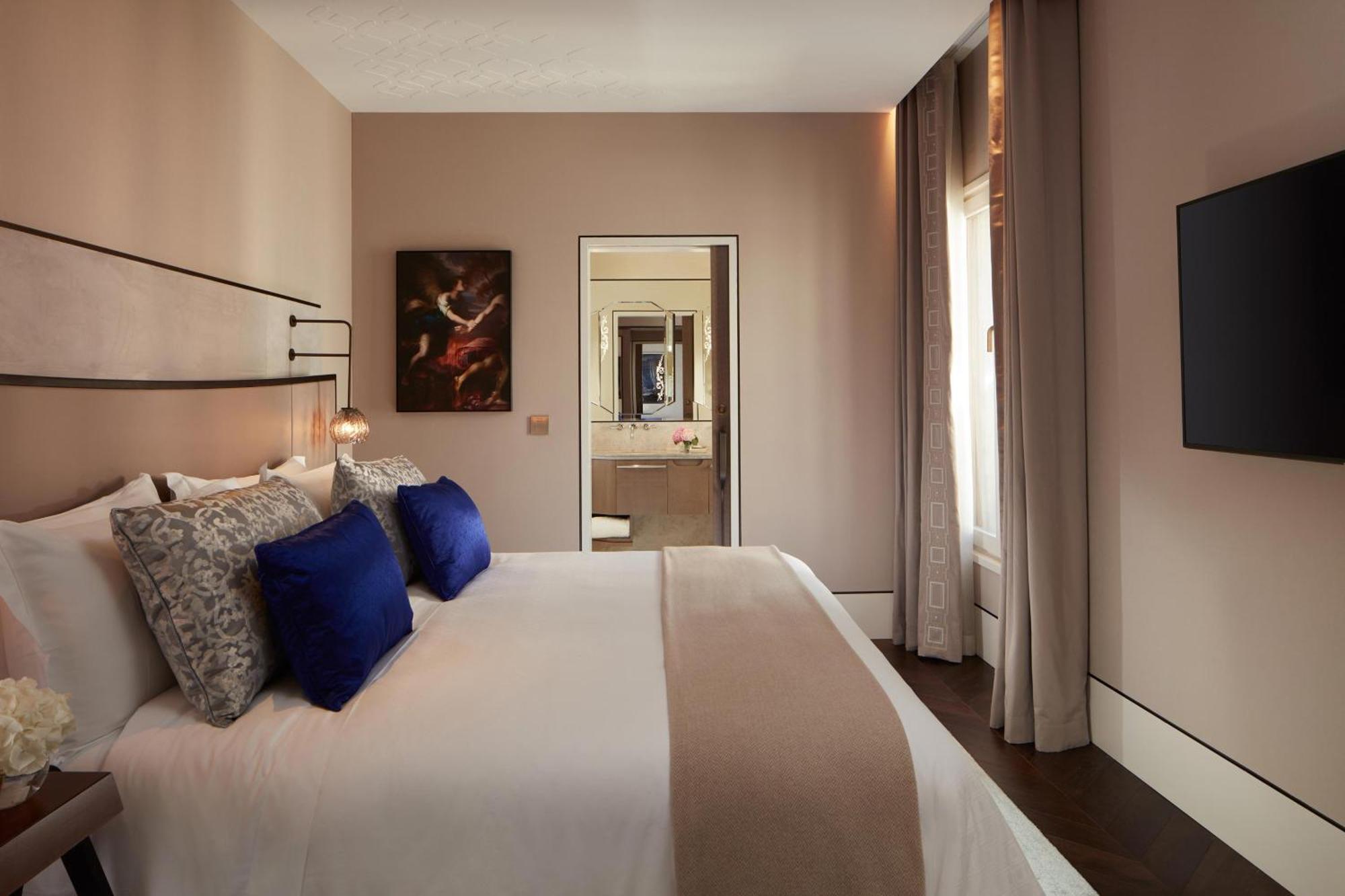 Apartament z 1 sypialnią, łóżkiem typu king-size i widokiem na miasto