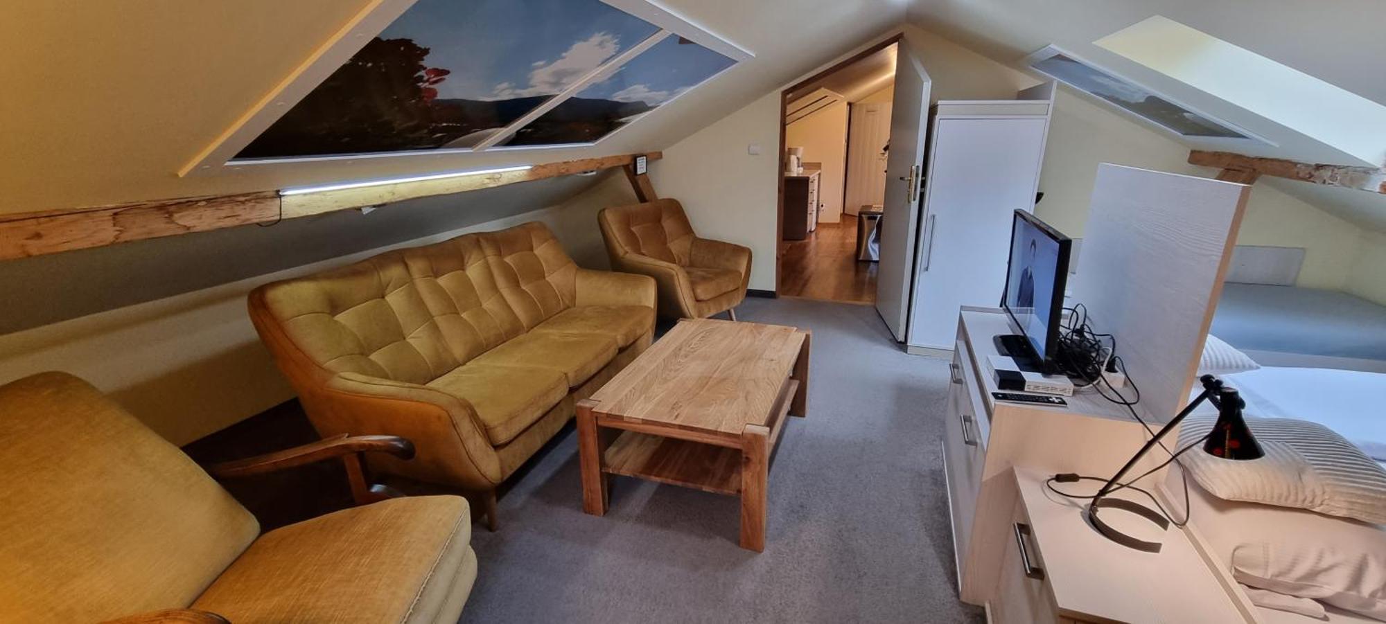 Apartament z widokiem na góry