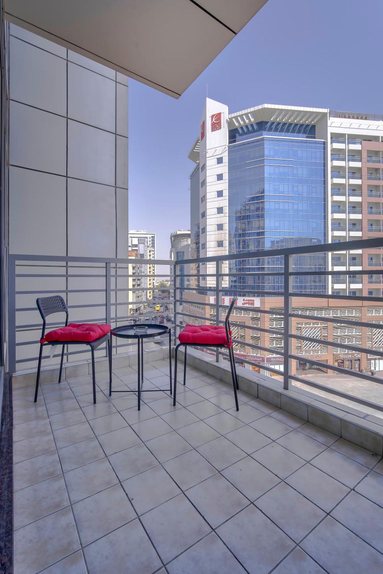 Deluxe One Bedroom Apartment Balcony