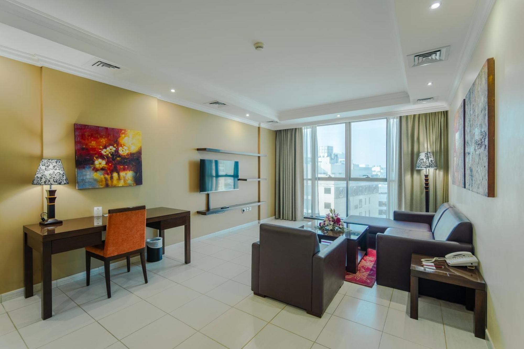 Deluxe One Bedroom Apartment Balcony