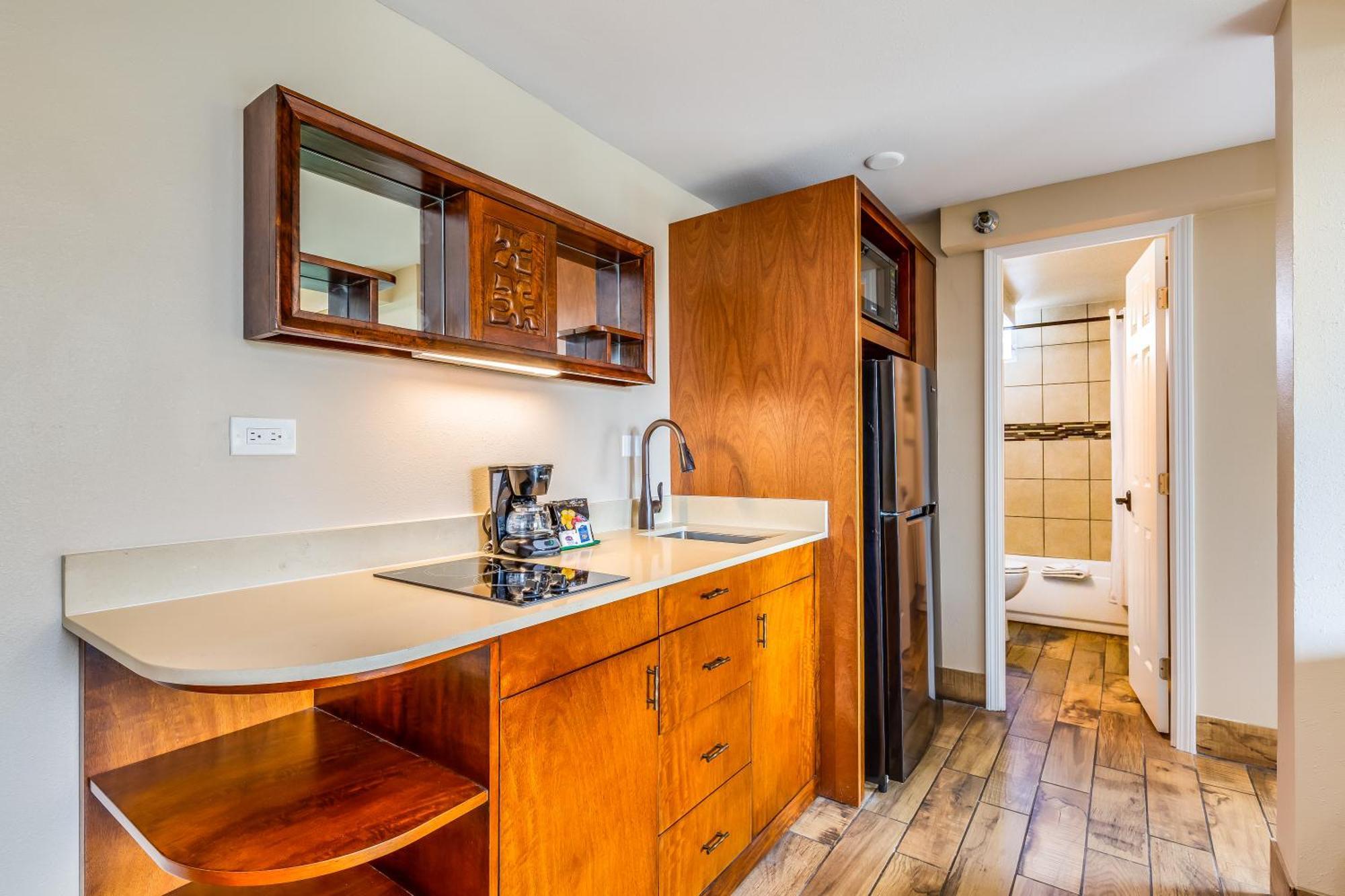 Apartament typu Suite z 1 sypialnią, widokiem na miasto i aneksem kuchennym