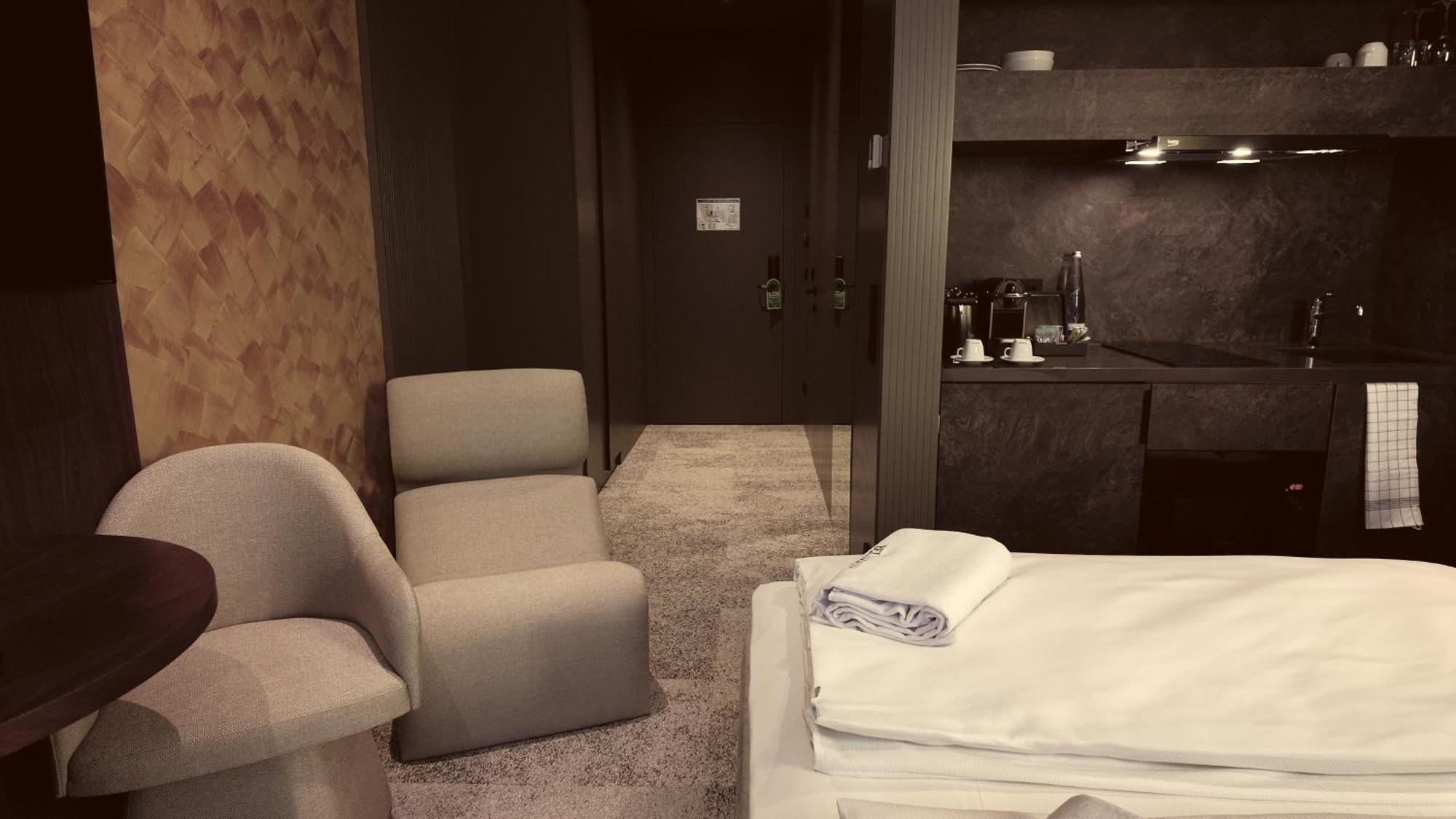 Apartament typu Studio Deluxe z balkonem