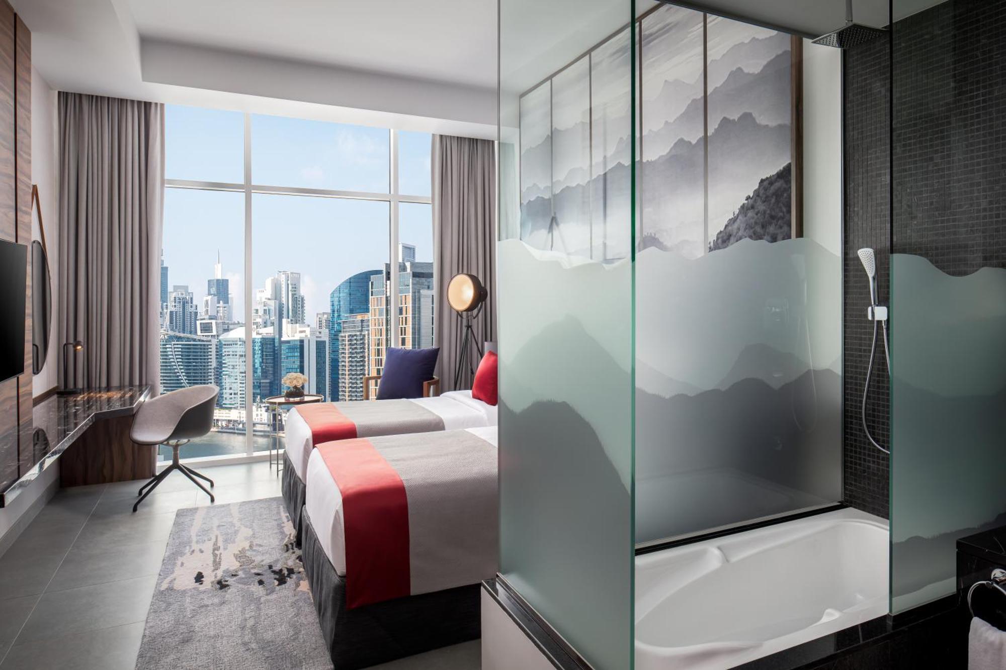 Superior Twin Room including Soluna Beach Club Access on Palm Jumeirah early check at 11am late check out at 4pm on Food & Beverage valid until 30th September 2026