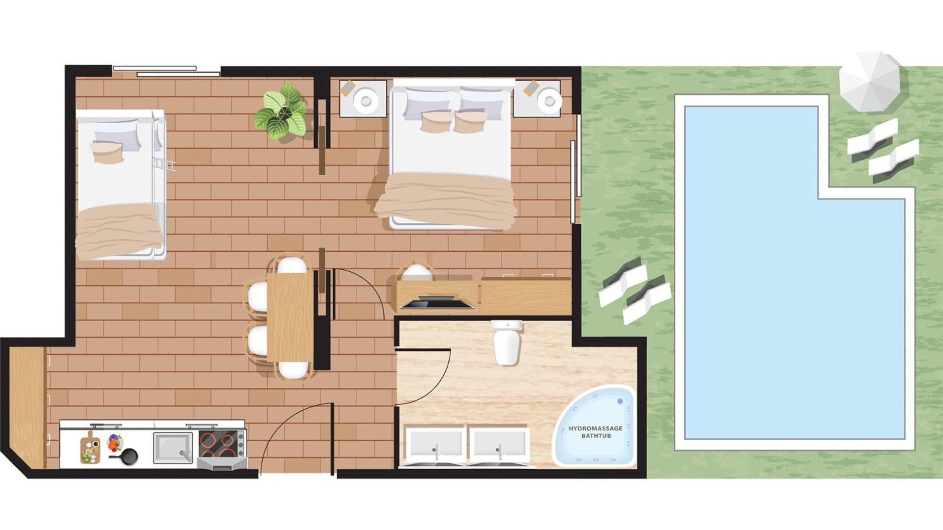 Family Apartment Pool