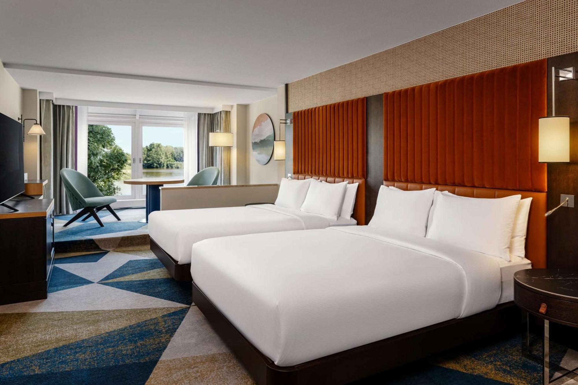 Deluxe Queen Room Two Queen Beds Waterfront View