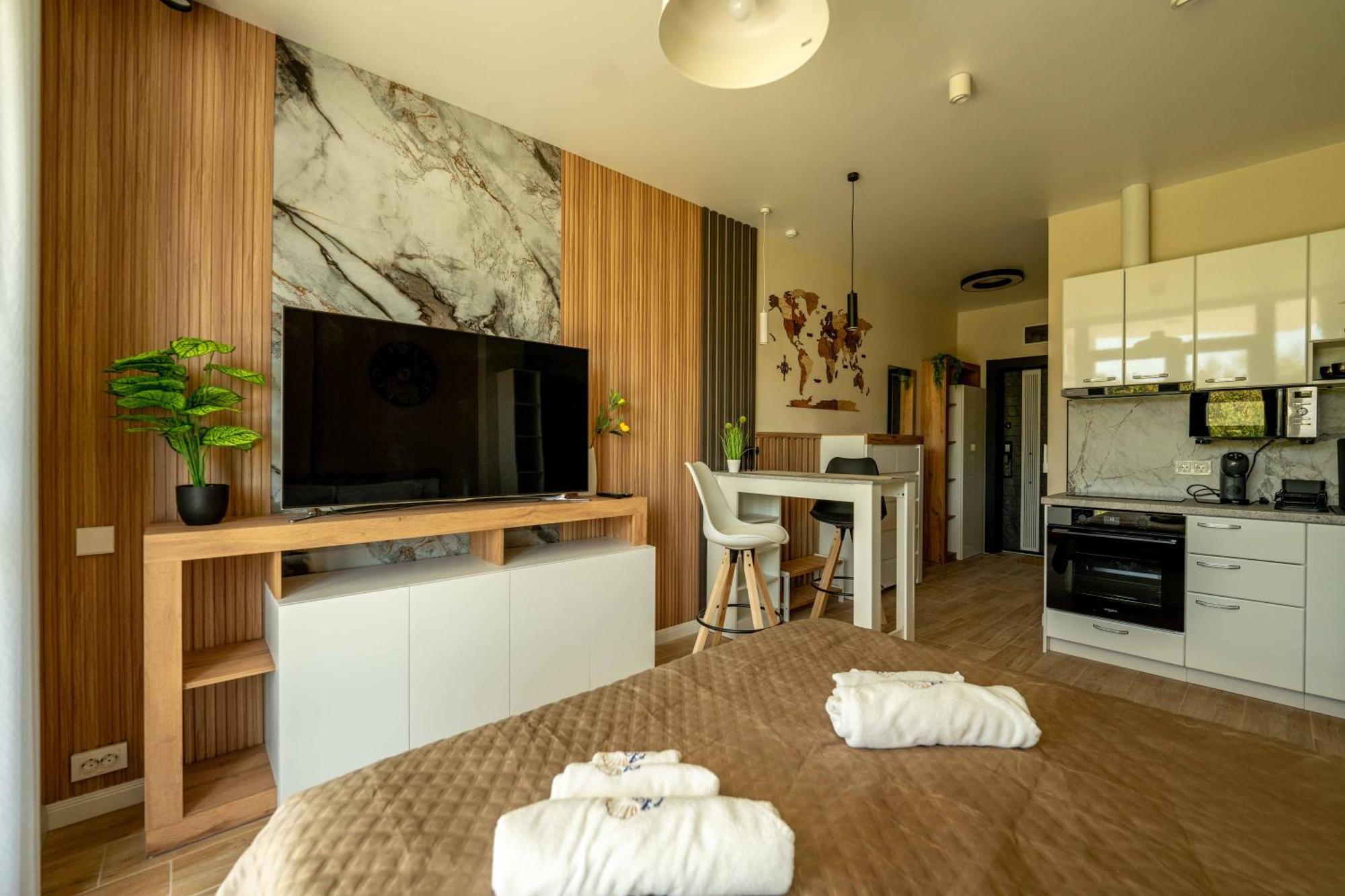 Apartament typu studio z balkonem