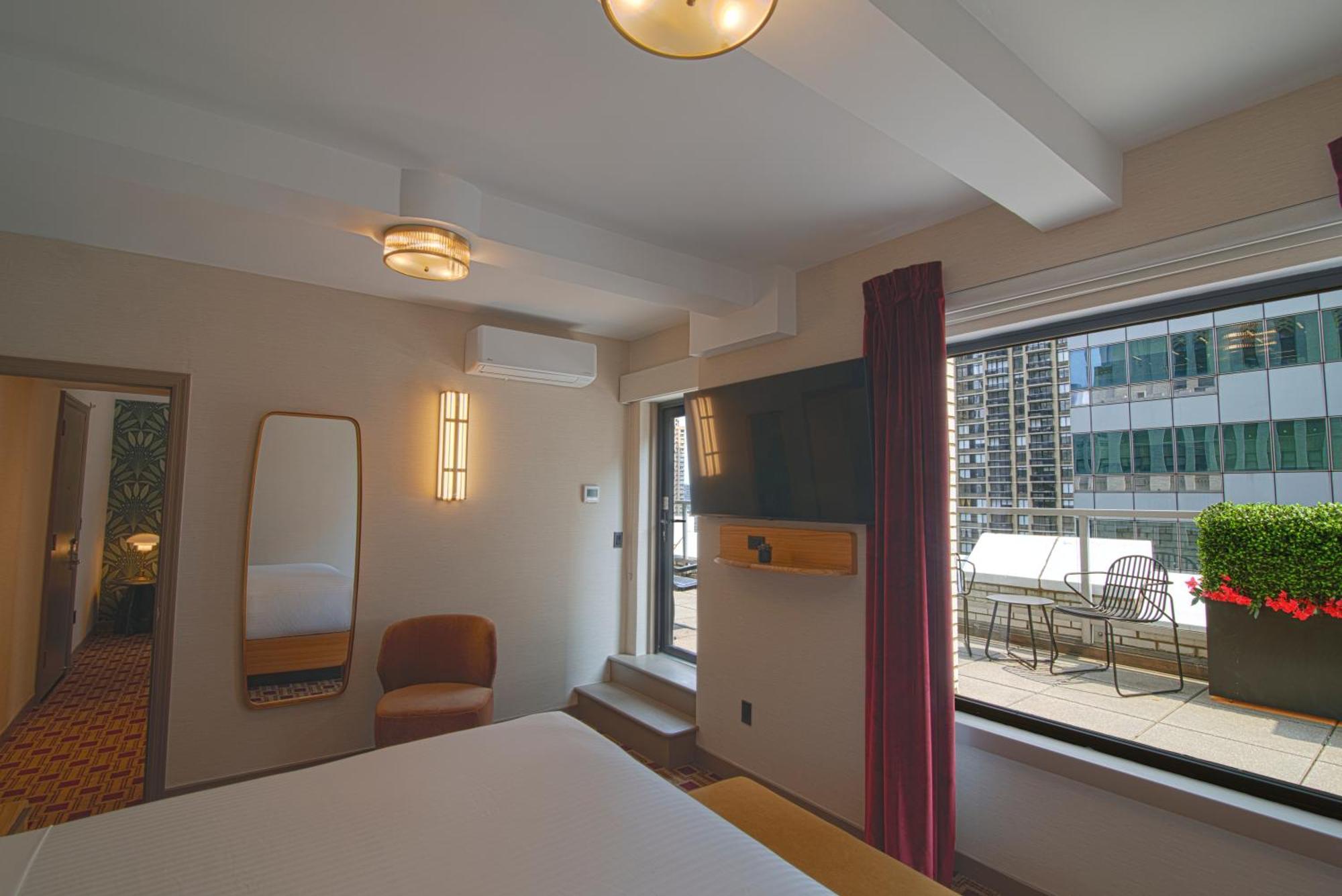 Apartament typu suite Marquee z 1 łóżkiem typu king-size i tarasem
