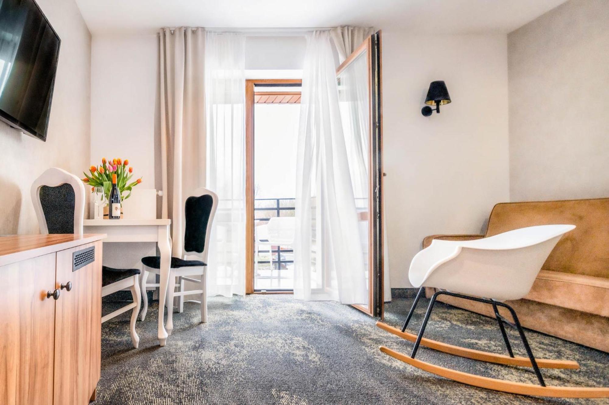 Apartament z 1 sypialnią i balkonem