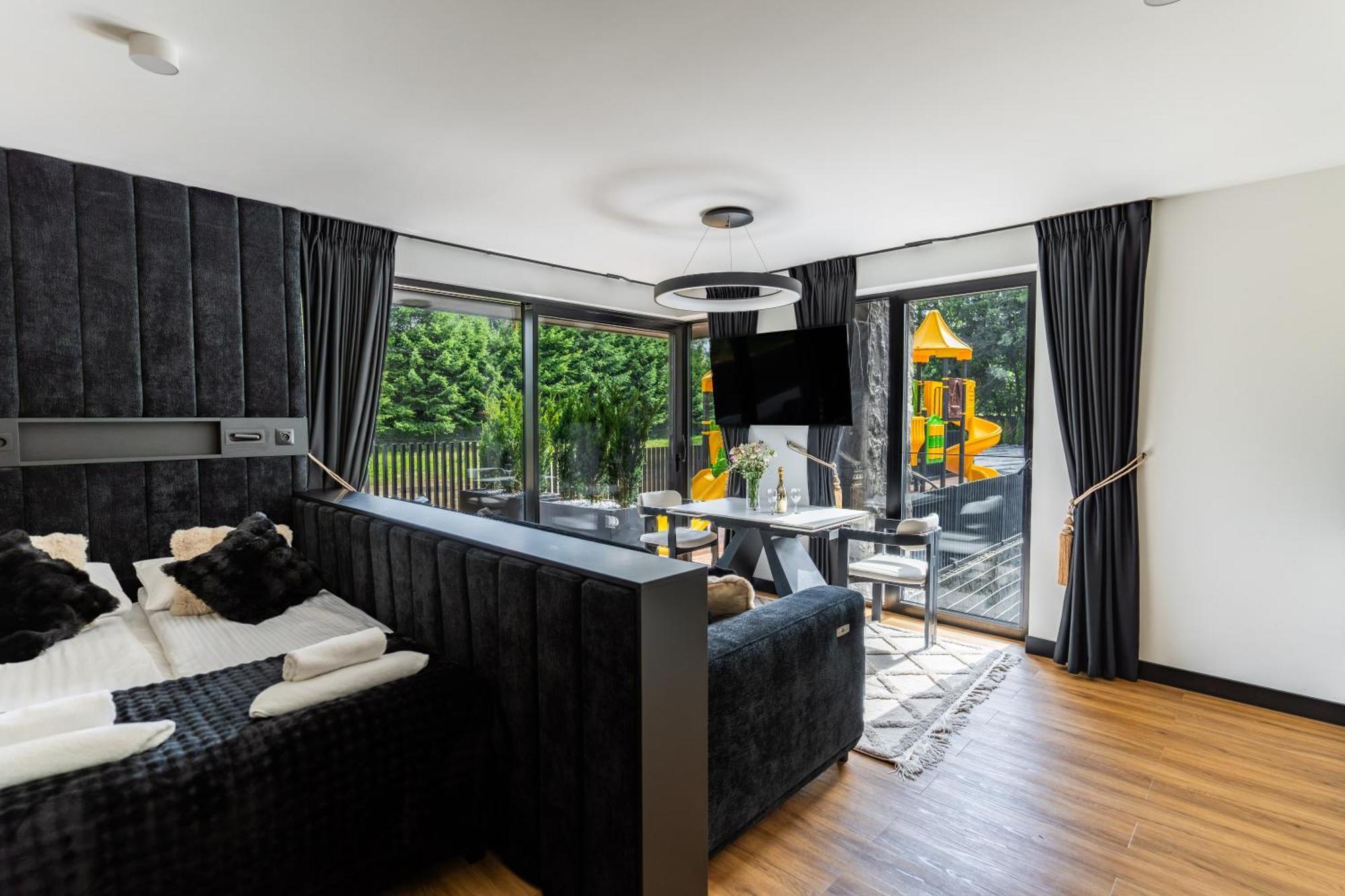 Apartament z 1 sypialnią i balkonem