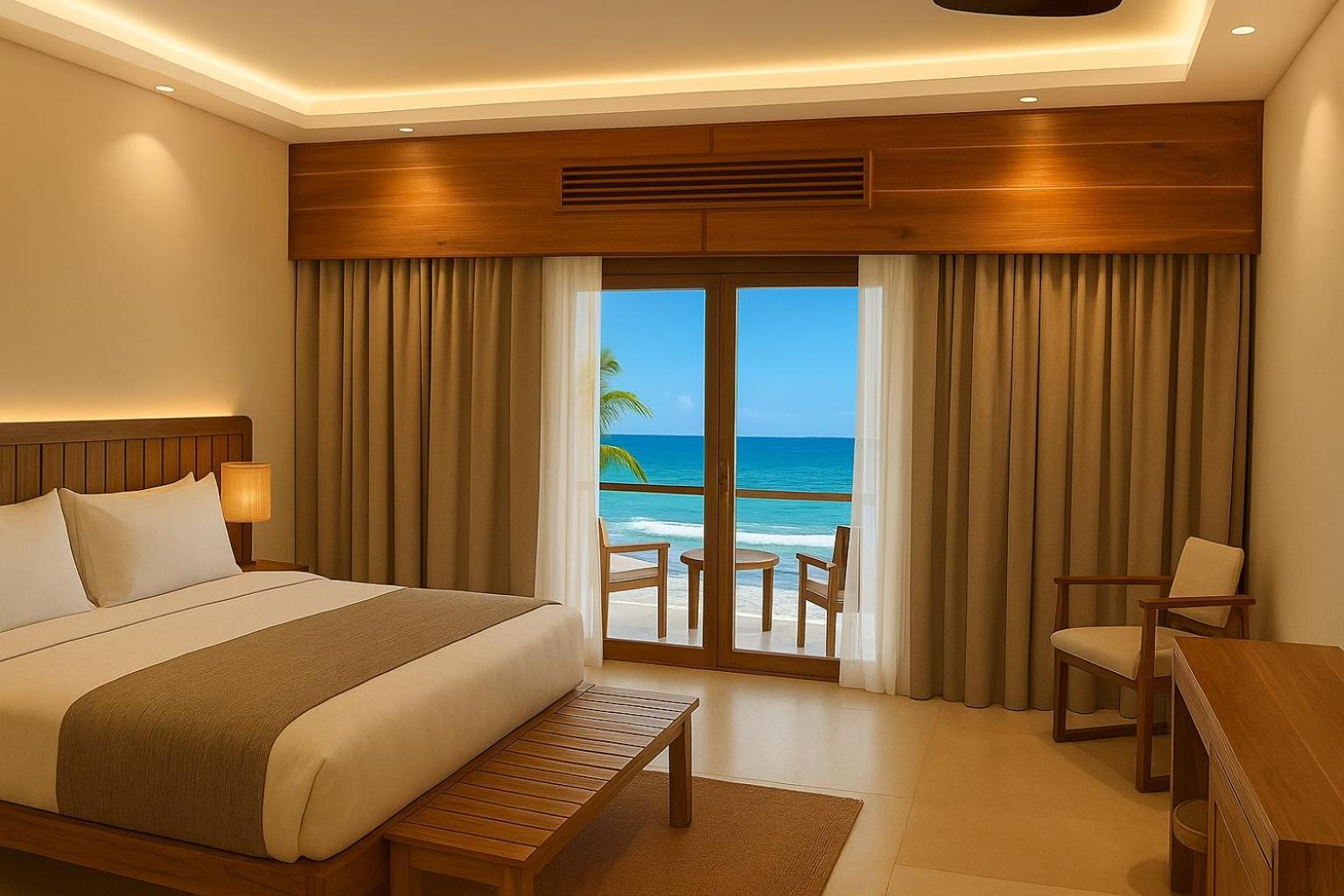 Junior Suite King Bed Front Ocean View
