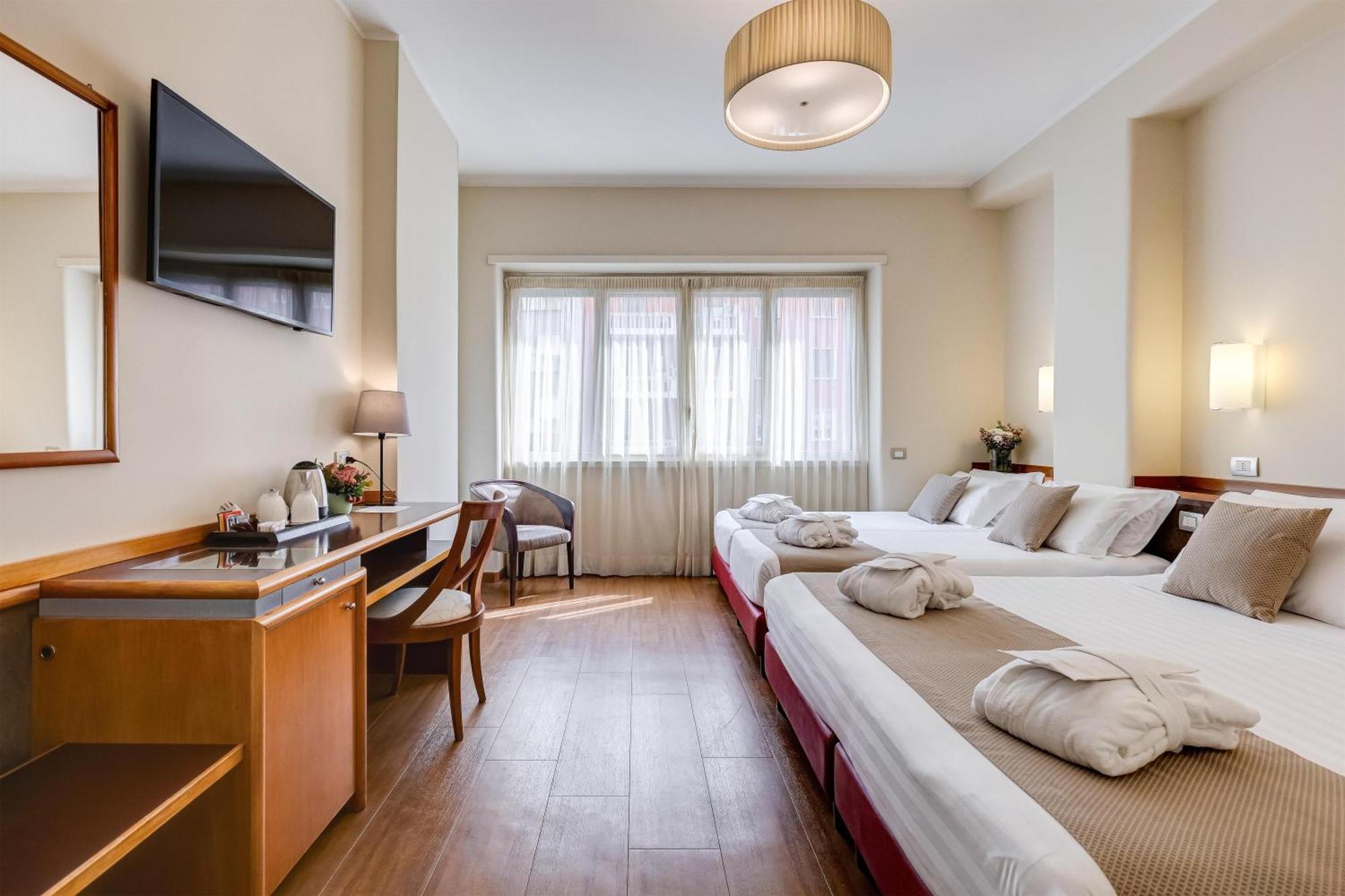 Pokój typu Comfort z łóżkiem typu queen-size i dodatkowym łóżkiem pojedynczym