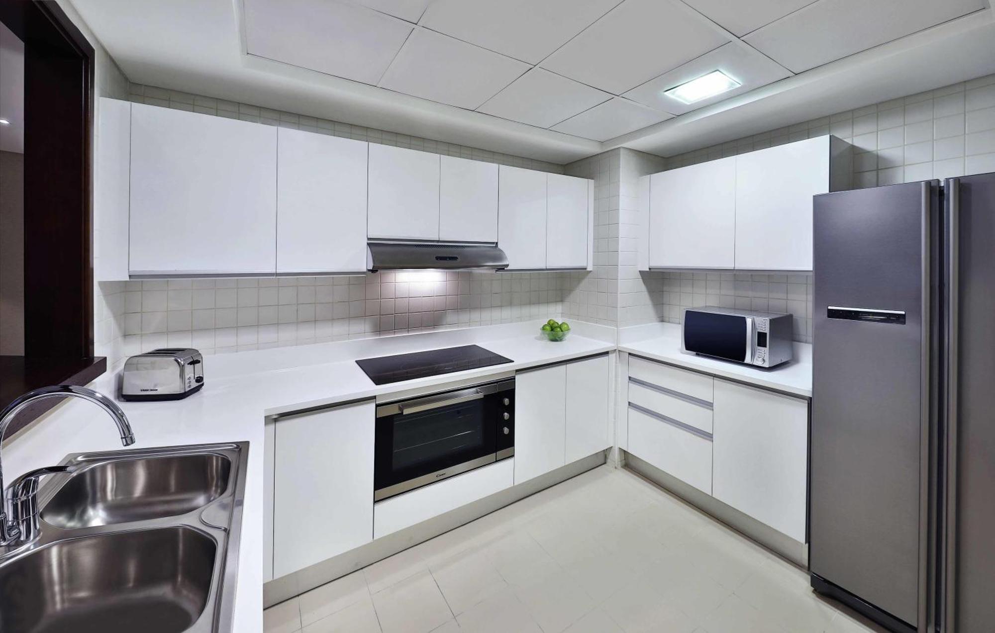 Two-Bedroom Suite Kitchen Dubai Eye View