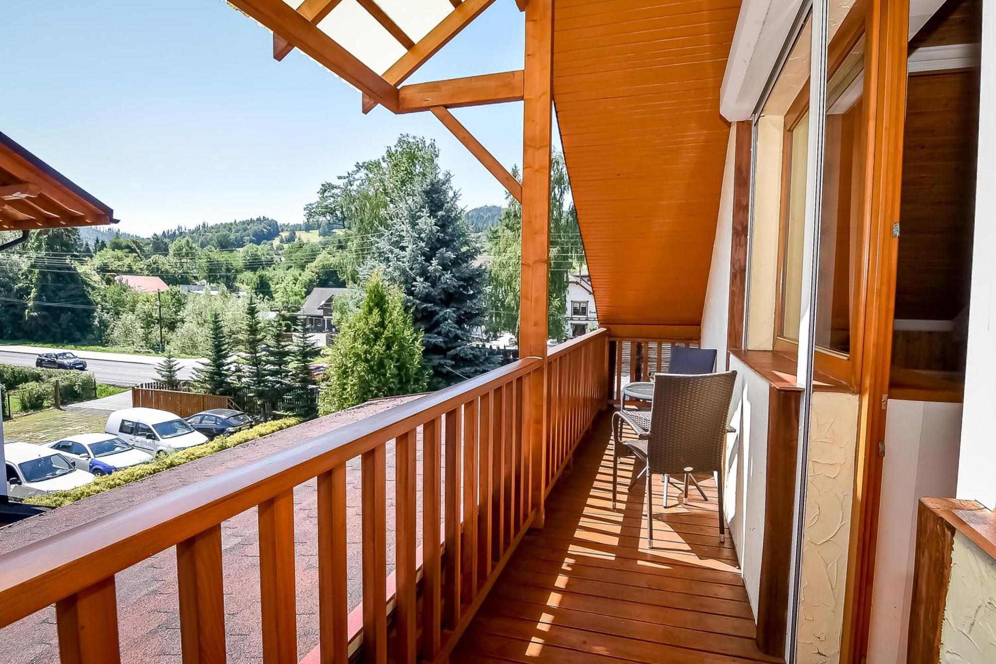 Apartament z widokiem na góry