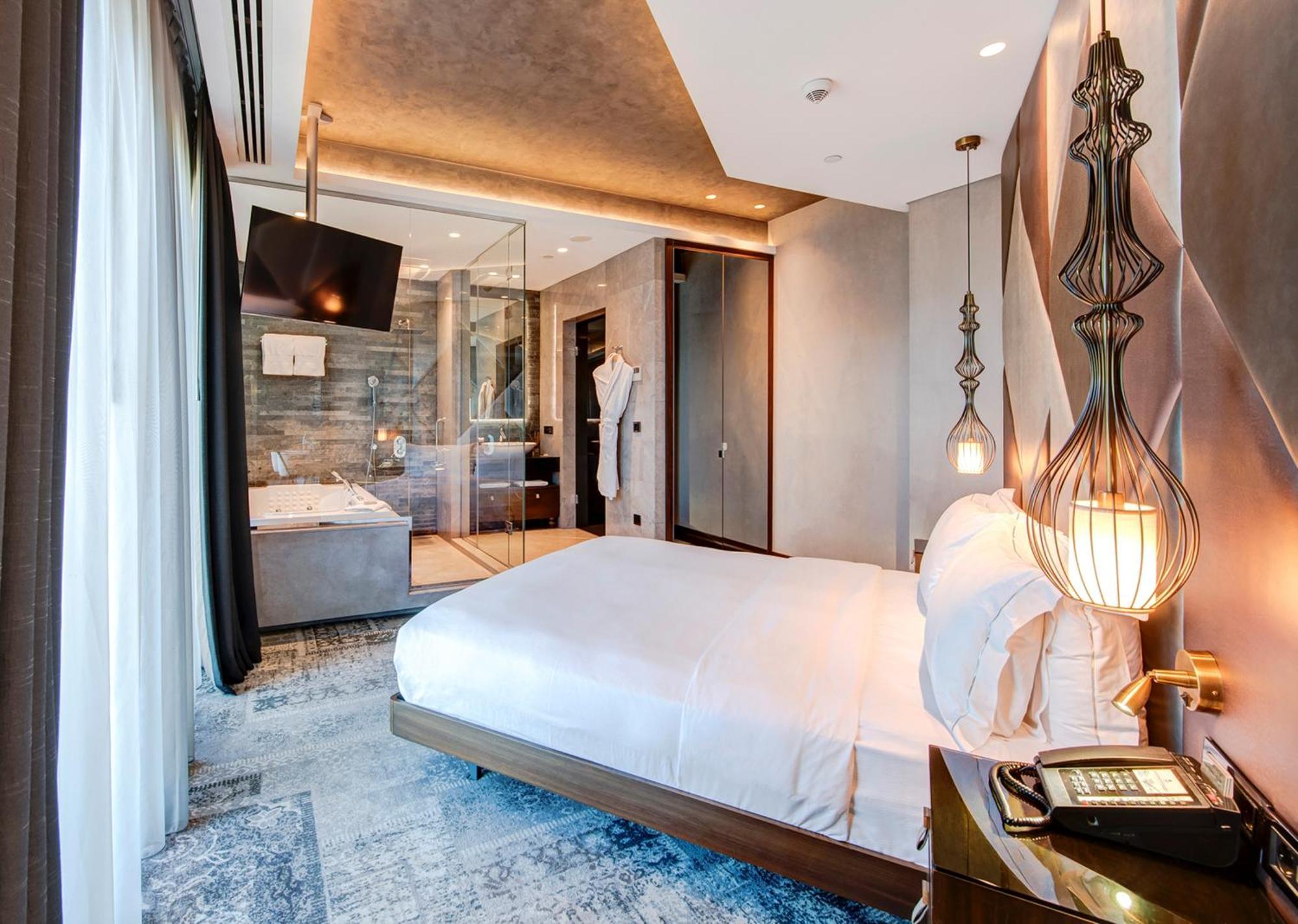 Apartament z 1 sypialnią, łóżkiem typu king-size i tarasem