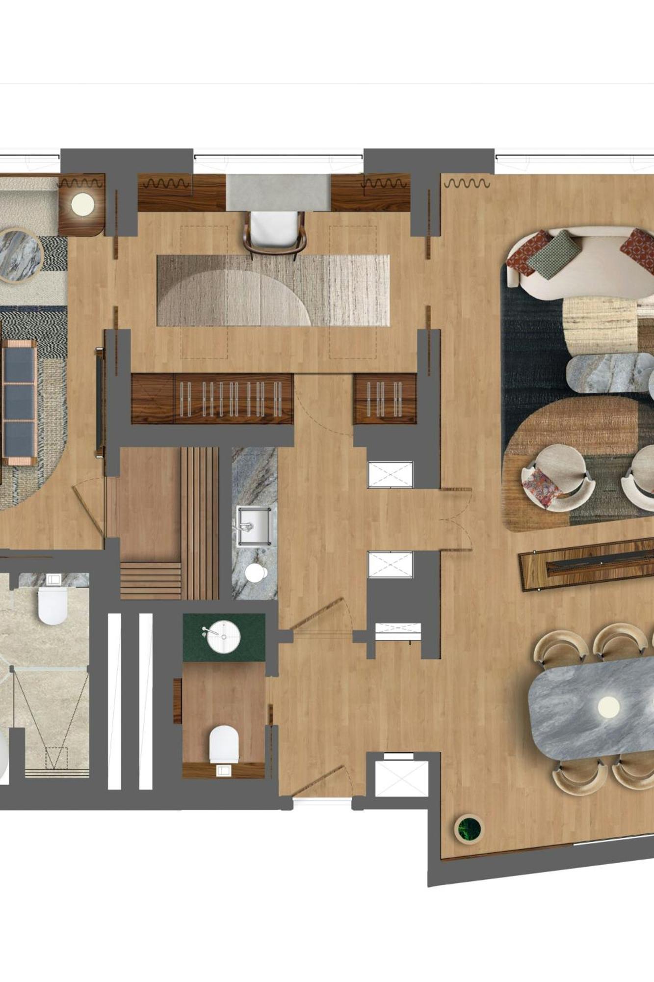 Presidential King Suite Lake View Club Lounge Access
