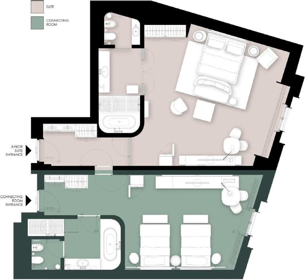 Apartament typu Junior Suite z łóżkiem typu king-size
