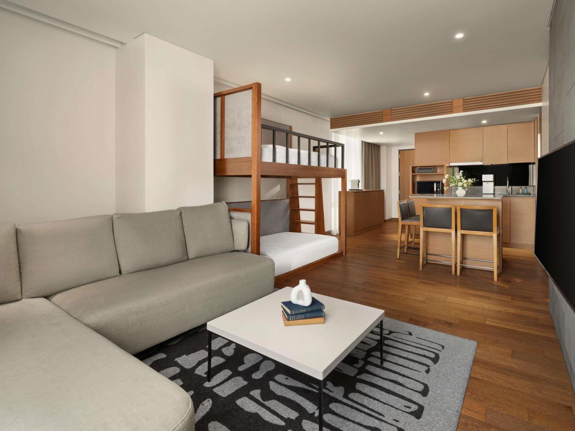One-Bedroom Premier Family Residence One Double Bed One Bunk Bed