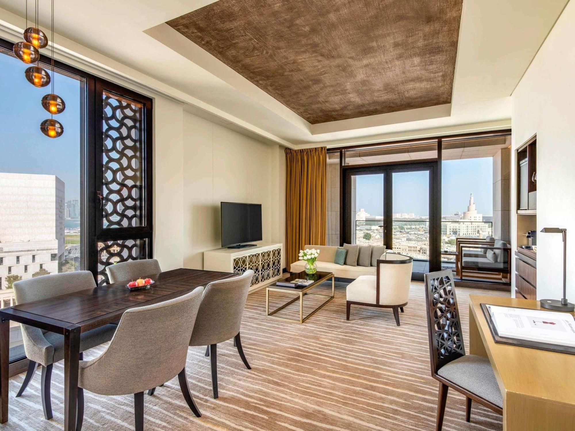 One-Bedroom King Suite Terrace Living Area