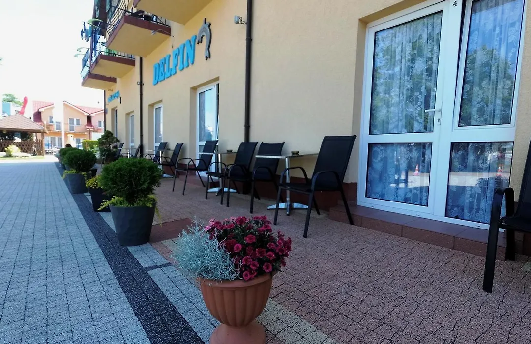 Delfin -przy plaży, widok na morze-1