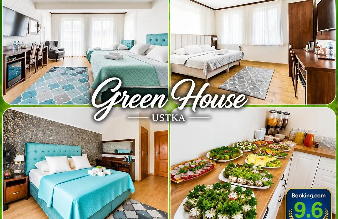 Green House Ustka rowery, parking w cenie,blisko tarasy EuroVelo 10!!!-1