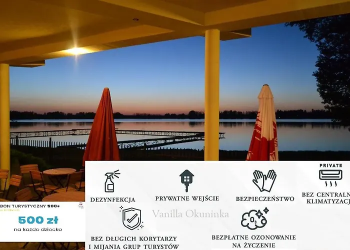 Vanilla Pokoje i Apartamenty Nad Brzegiem Jeziora Okuninka