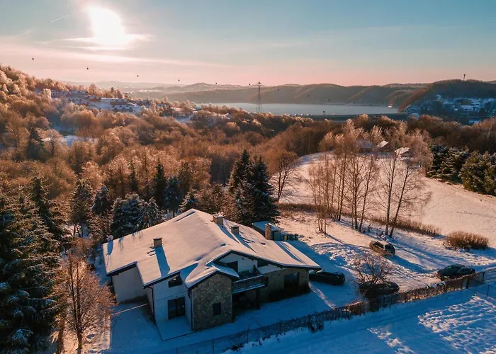 Anielski Zakątek Solina - balia z jacuzzi i sauna w cenie pobytu