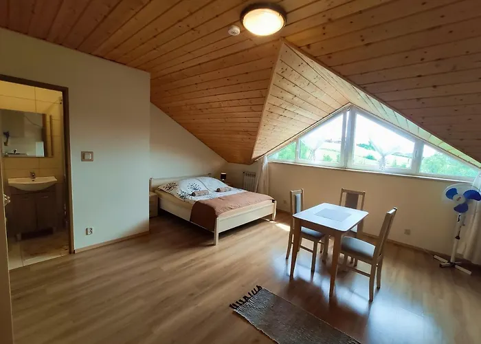 Widok apartamenty domki pokoje Polańczyk