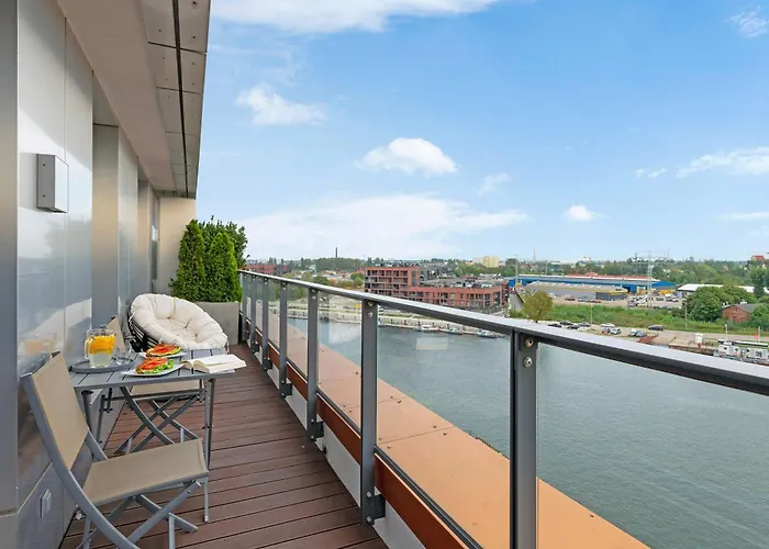 Brabank Riverside Premium Apartments & Free Parking By Downtown Apartments Gdańsk