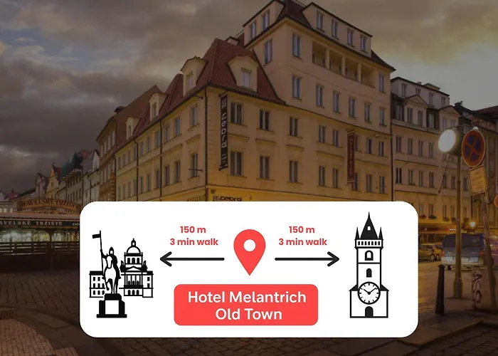 Hotel Melantrich Old Town Praga