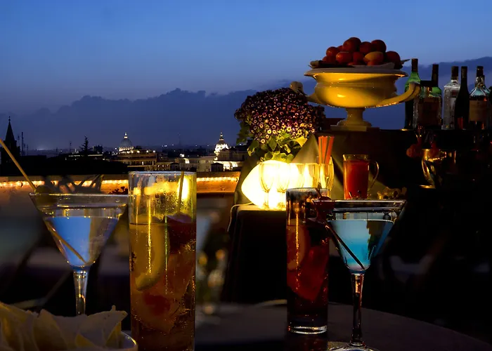 Marcella Royal Hotel - Rooftop Garden Rzym