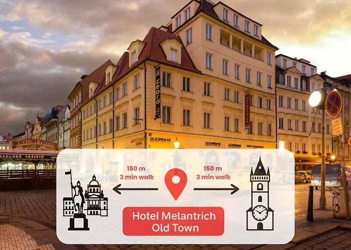 Hotel Melantrich Old Town Praga