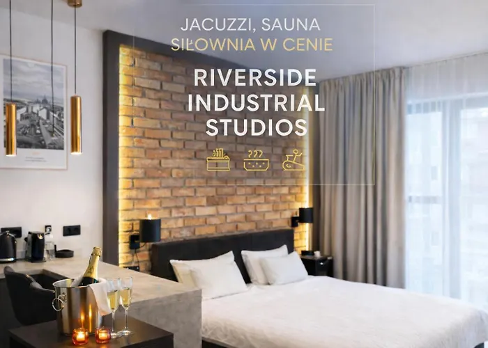 Riverside Industrial Studios - Sauna - Gym -Air-Conditioning-Spa-Fitness Wrocław