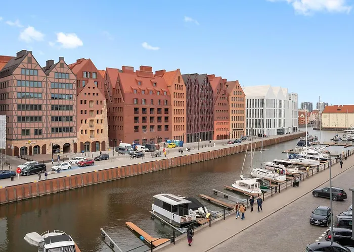 Waterlane Riverside - Spa, Pool, Gym & Parking By Downtown Apartments Gdańsk