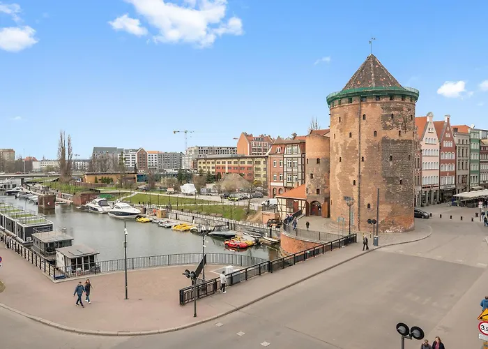 Waterlane Riverside - Spa, Pool, Gym & Parking By Downtown Apartments Gdańsk