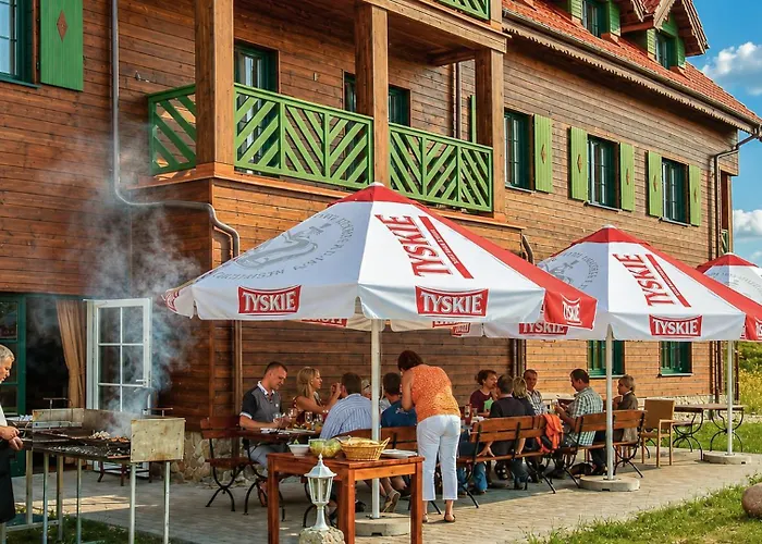 Hotelik Mazurska Chata przyjazny dzieciom Mikołajki