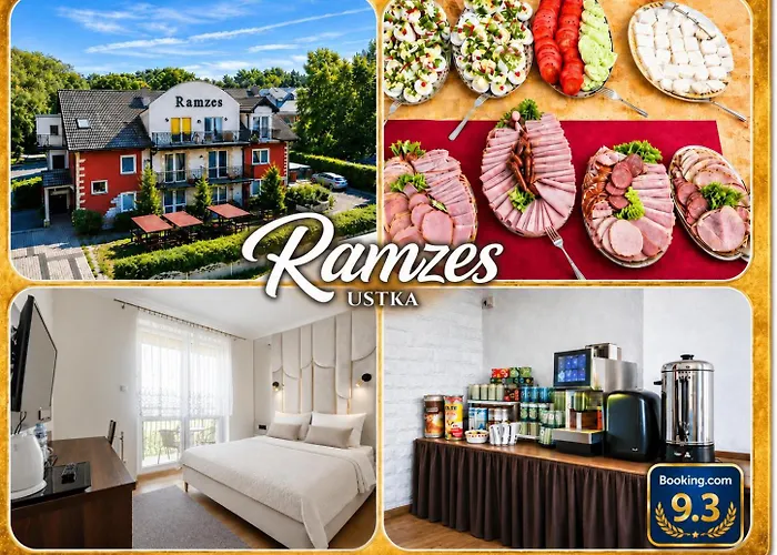 RAMZES USTKA -pokoje z balkonami,parking,Blisko do plaży