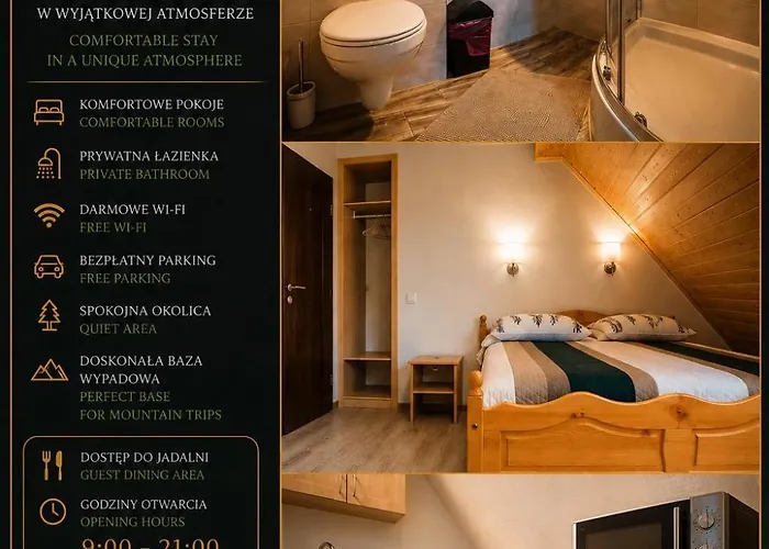 Pokoje Gościnne u Moniki Zakopane - Tatra Mountain View, Free Parking&WiFi