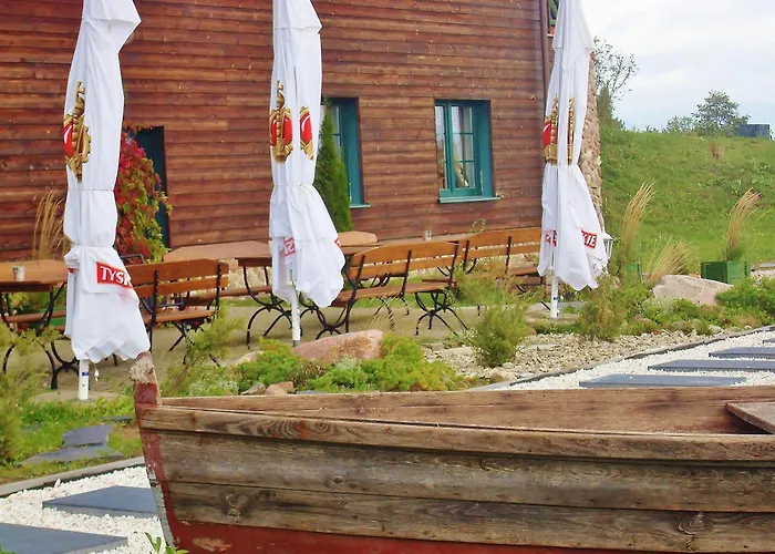 Hotelik Mazurska Chata przyjazny dzieciom Mikołajki
