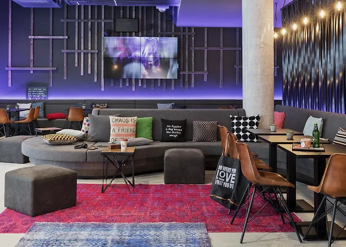 Hotel Moxy Frankfurt East Frankfurt nad Menem